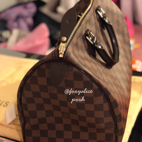 Sold on Mercari! Louis Vuitton Speedy 35 - Picture 3 of 8